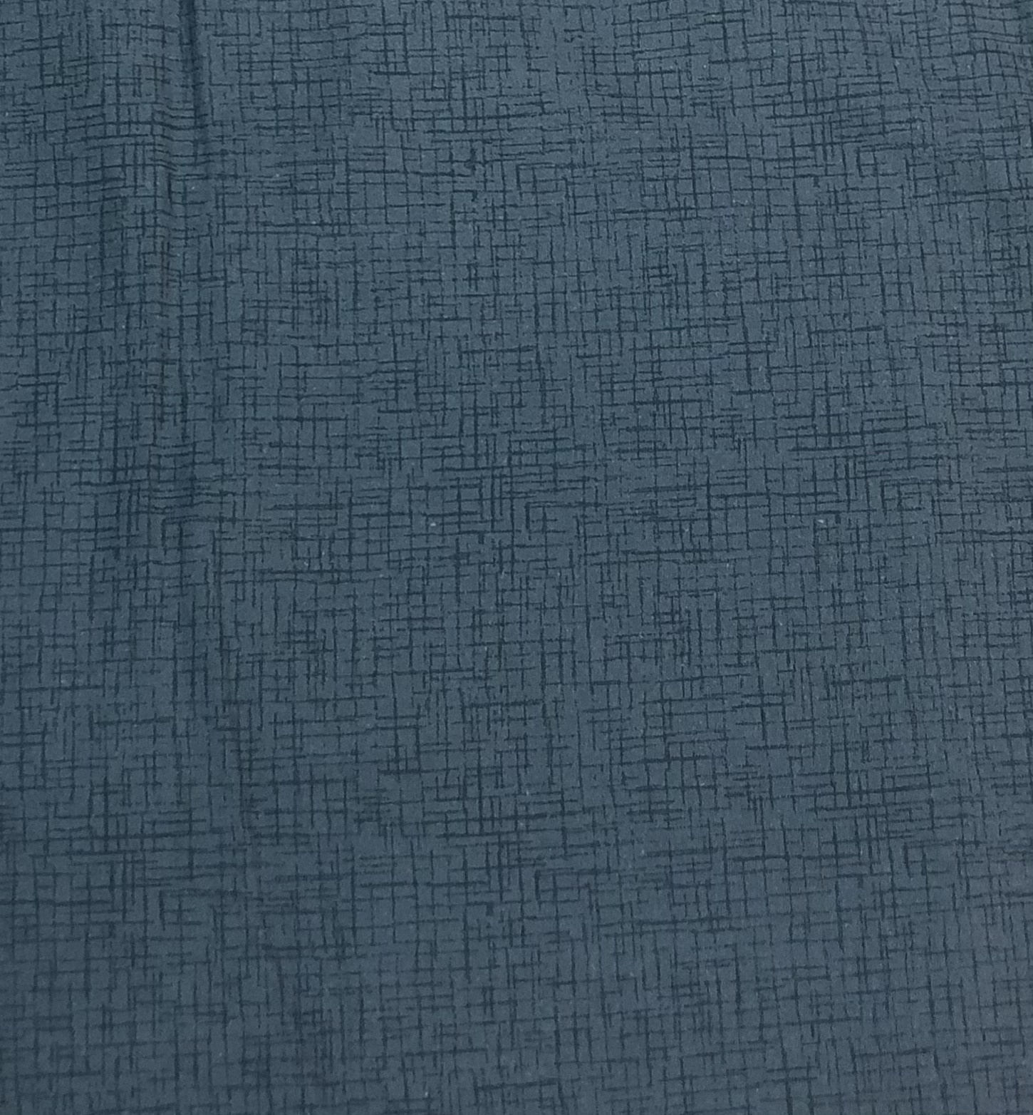 Flannel 108" - Cadet Blue Cross Hatch - 1/2m cut 56732