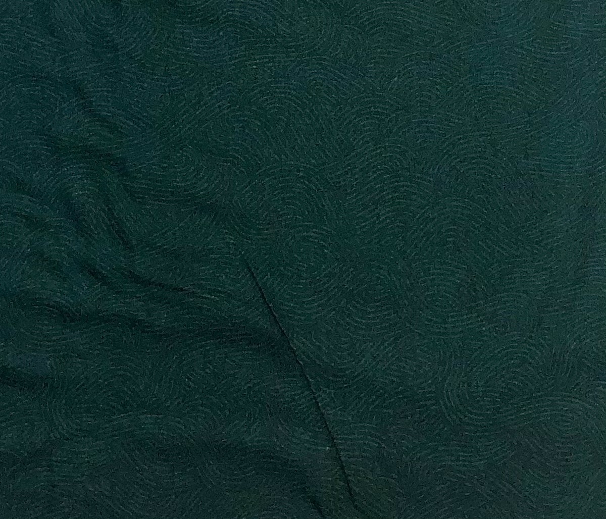 Flannel 108" - Dark Teal Waves - 1/2m cut 56733