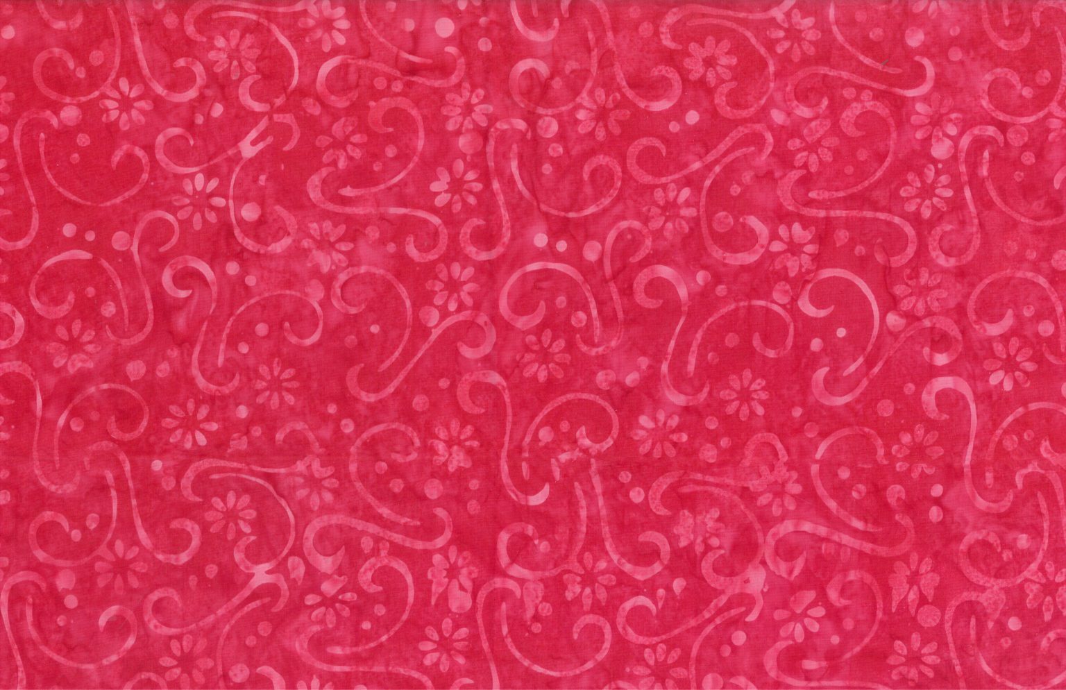 Red - Spring Dawn - Batik - 1/2m cut 56761
