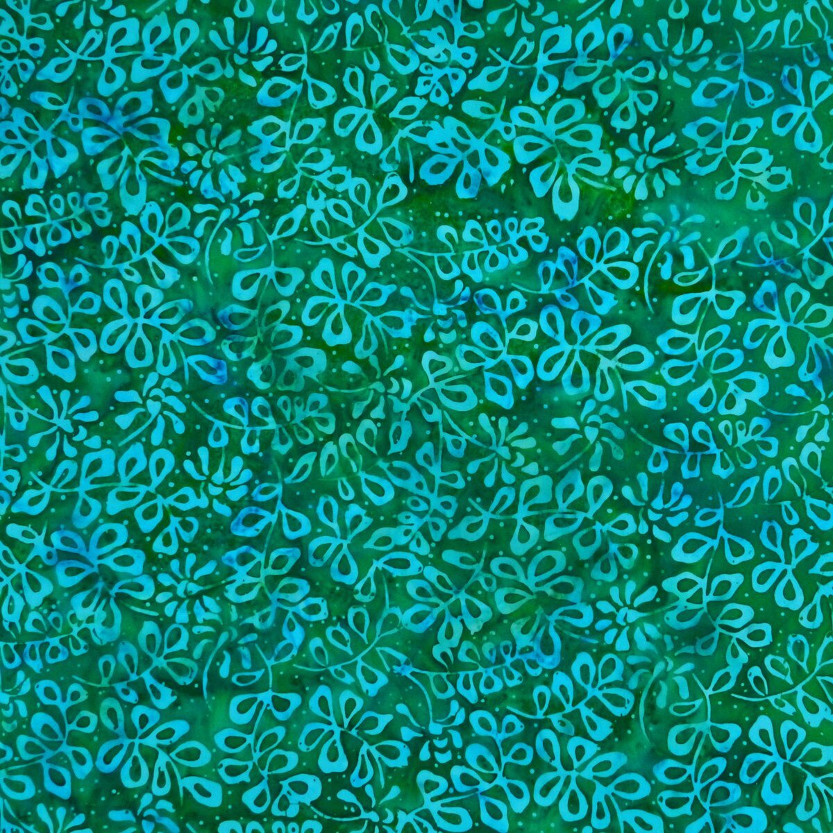 Candle Green - Green Glow - Batik - 1/2m cut 56765