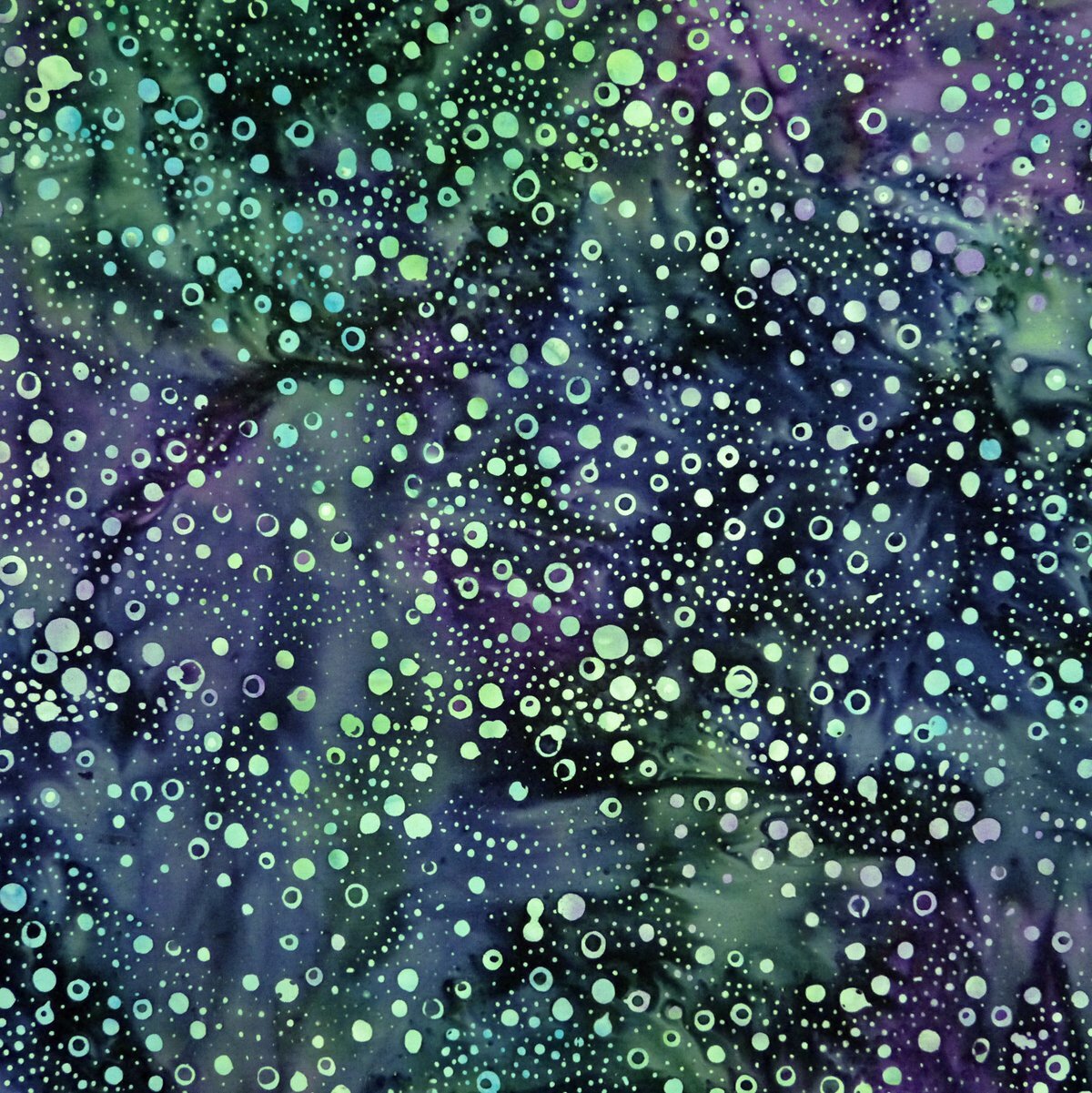 Acidian Green - Iceberg - Batik - 1/2m cut 56771