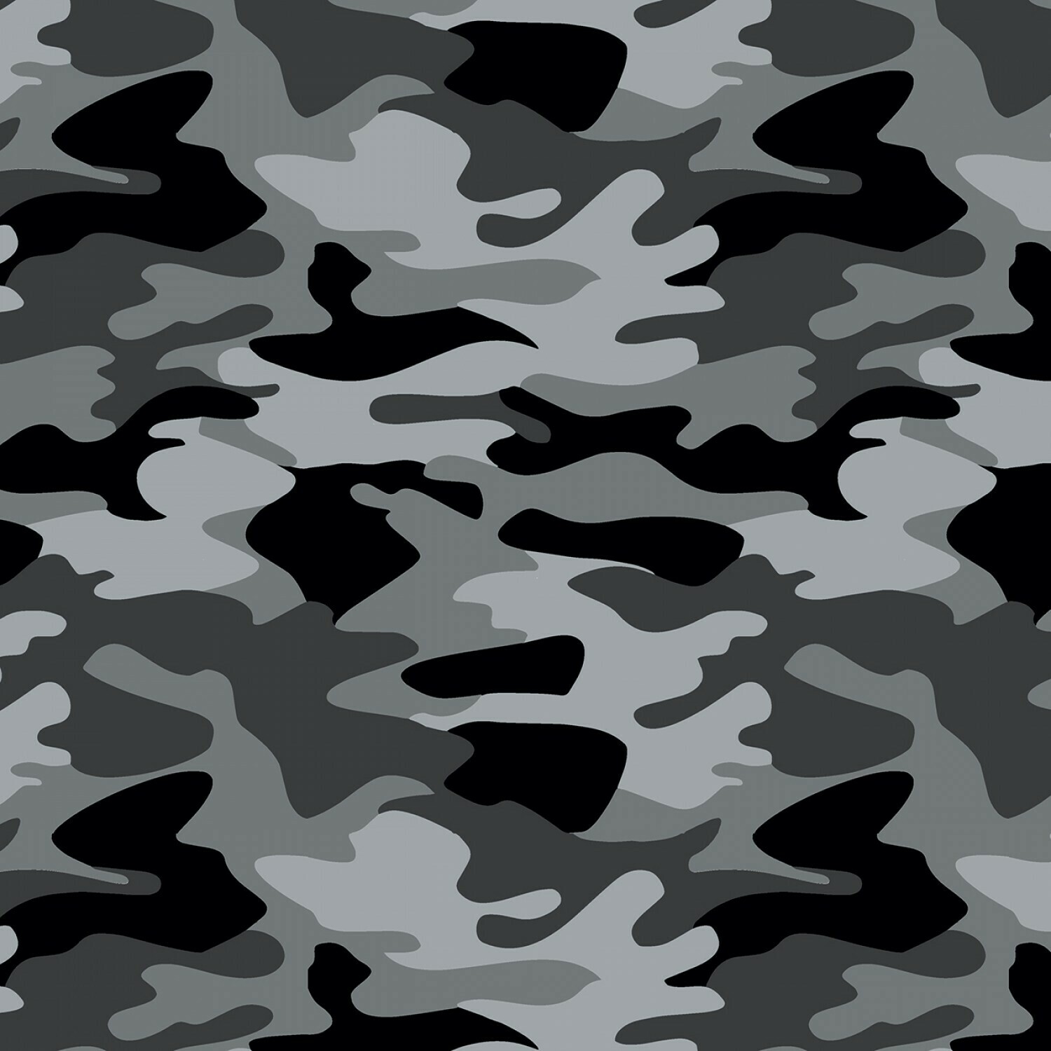 Grey Camo - Riley Blake - 1/2m cut