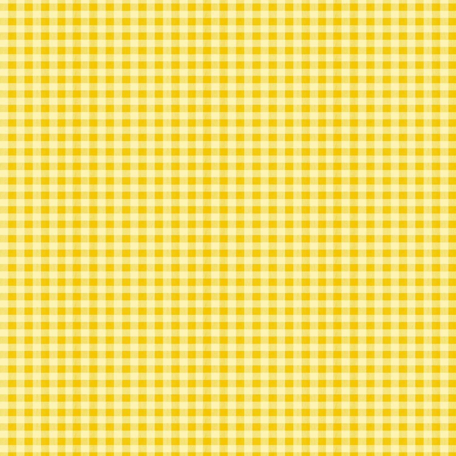 Yellow Gingham - The Berry Best - Wilmington Fabrics - 1/2m cut 56881