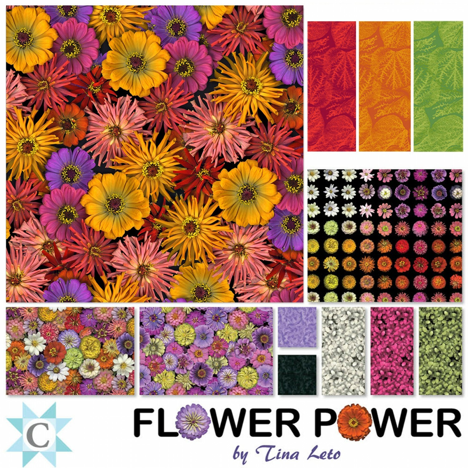 Flower Power Charm Pack 56872