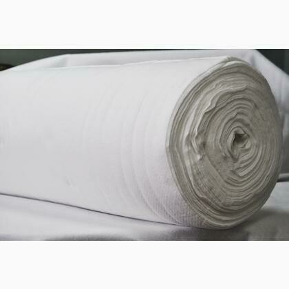 Bleached 100% Cotton Batting - 96” wide - 1/2m cut