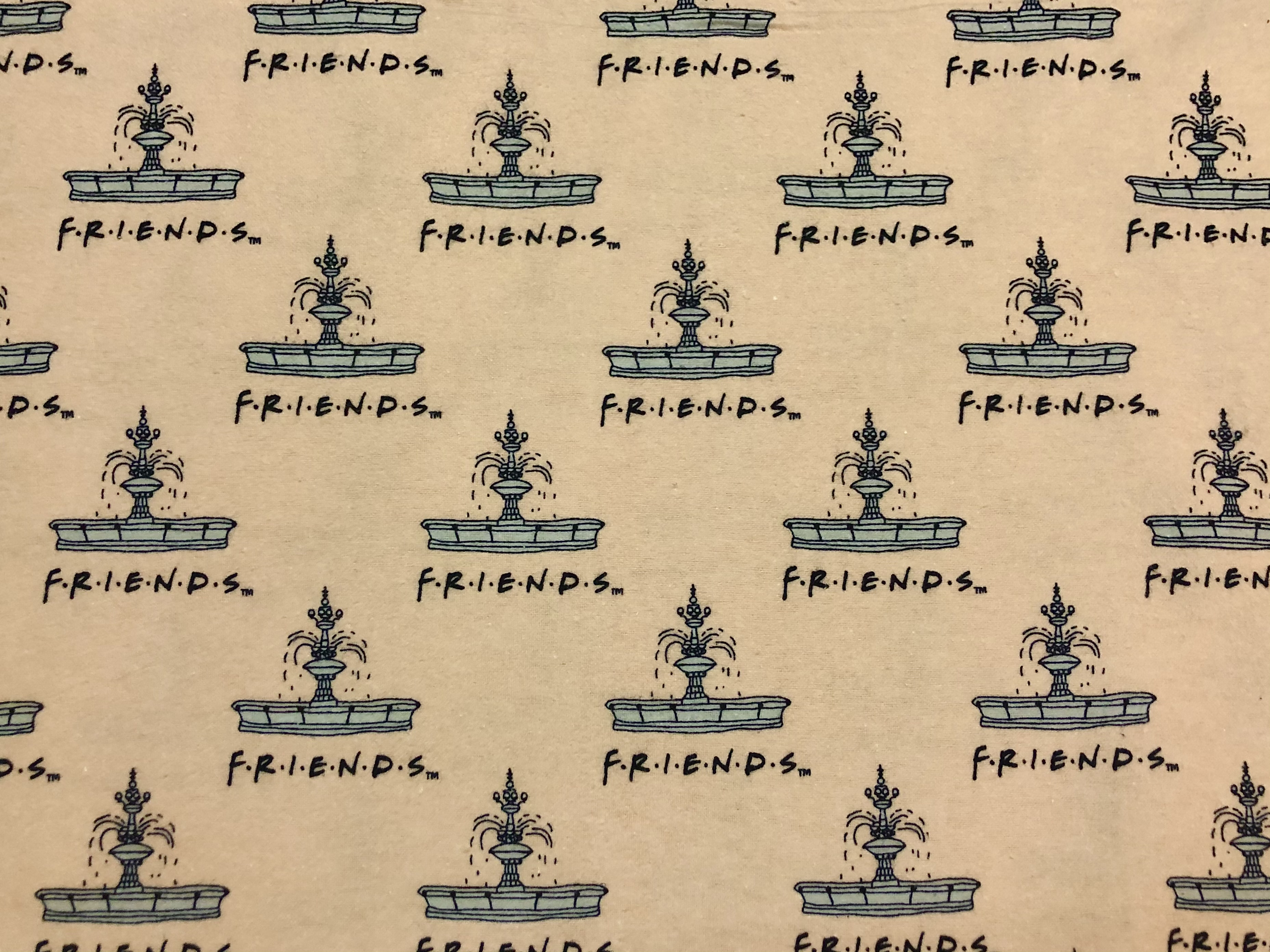FRIENDS Flannel - 45” wide - 1/2m cut 56930