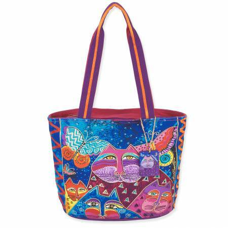 Laurel Burch Bag - Cats with Butterflies 56940