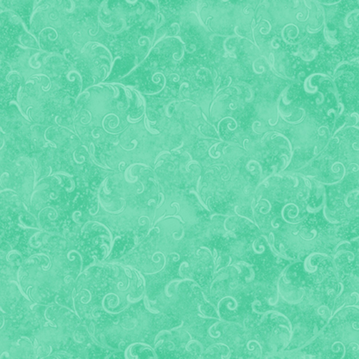 Sea Green Filigree - Wilmington Fabrics - 1/2m cut 56998