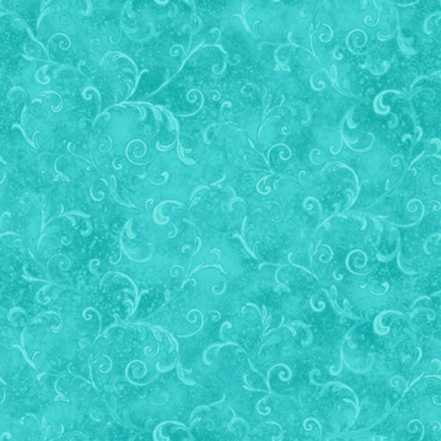 Teal Filigree - Wilmington Fabrics - 1/2m cut 57000