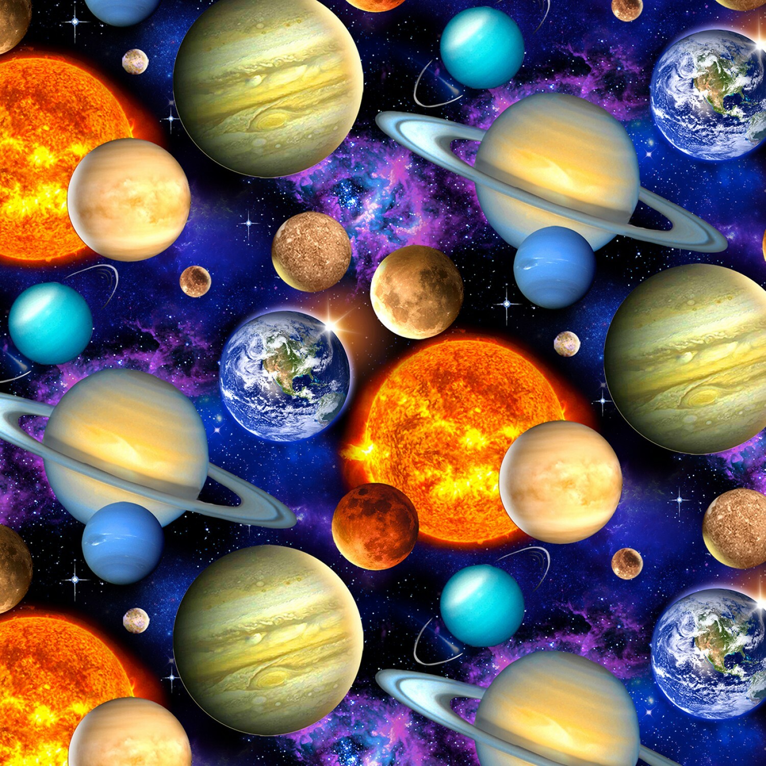 Packed Planets - 1/2m cut 57021