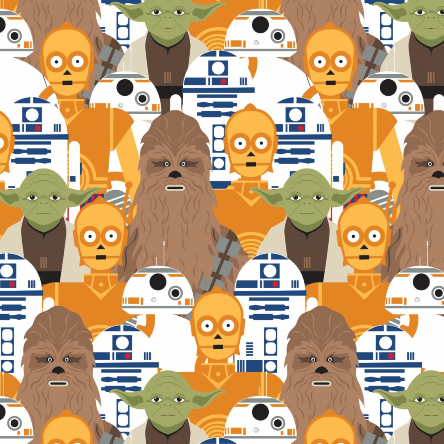 Packed Characters - Star Wars - 1/2m cut 57036