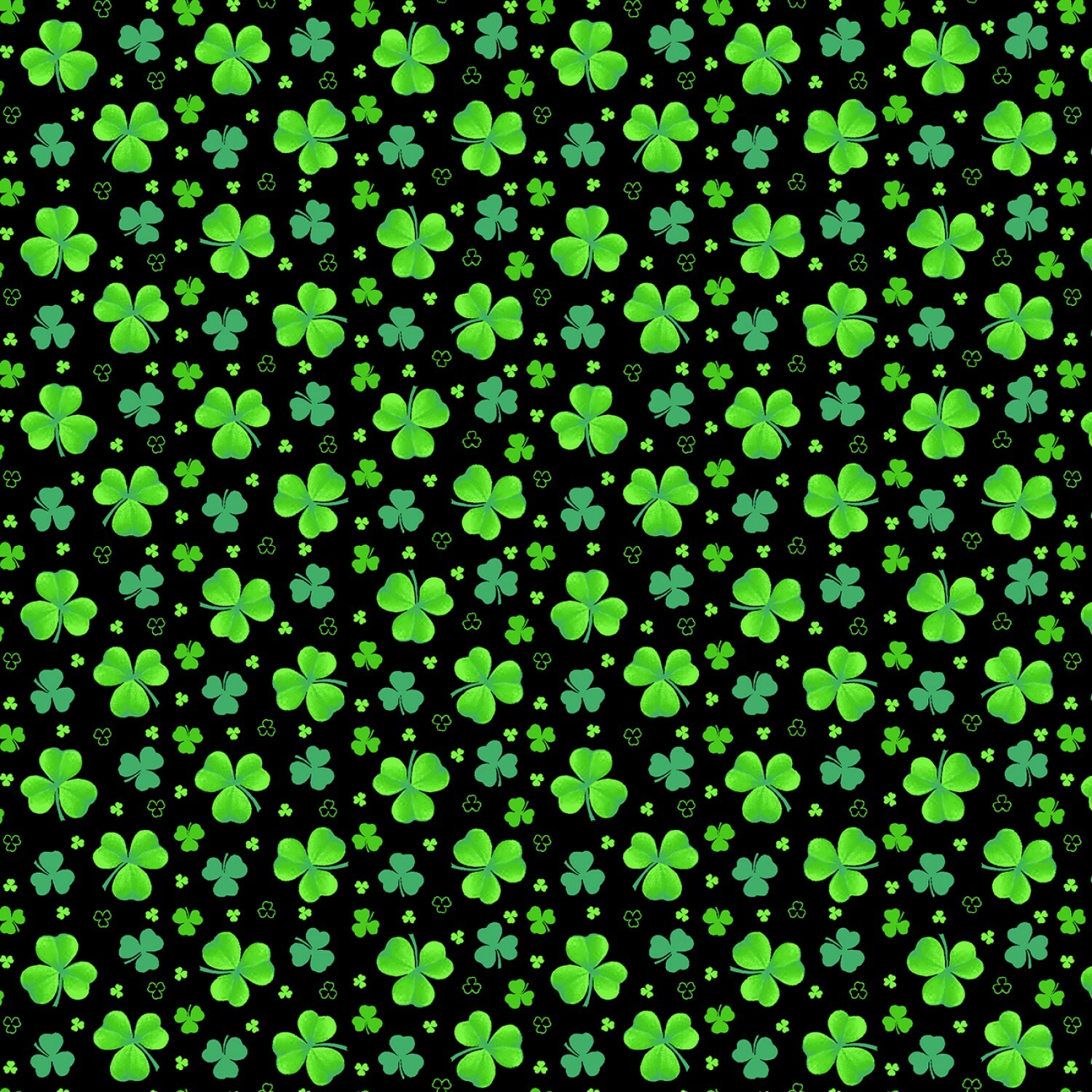 Shamrocks - Pot of Gold - 1/2m Cut 57048
