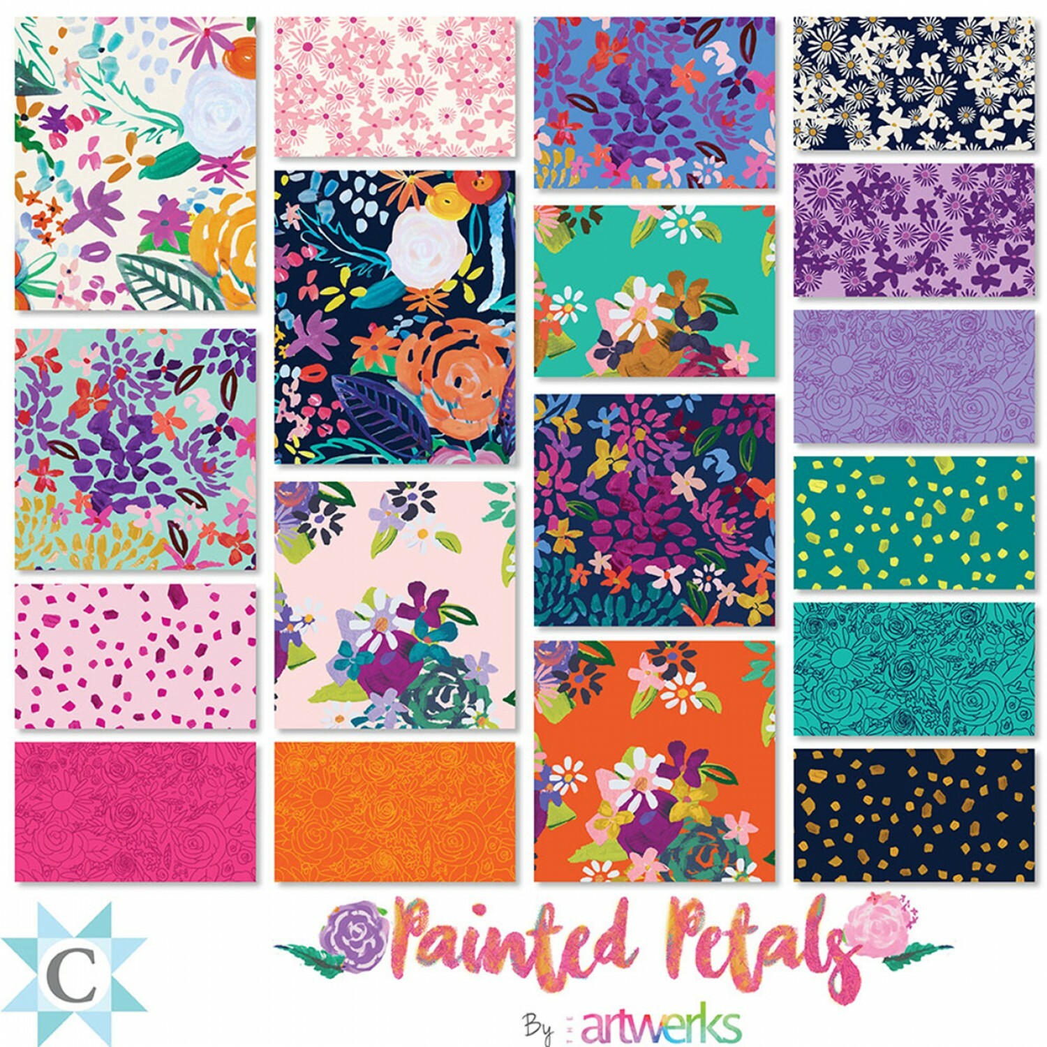 Painted Petals Charm Pack 57112