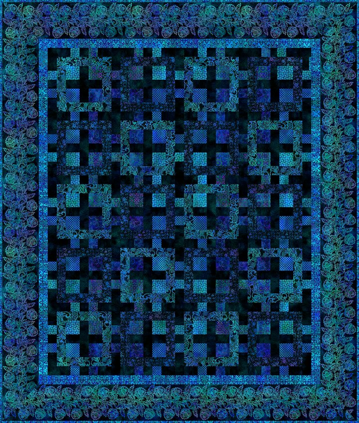 Tapestry Quilt Kit - Blue 57115