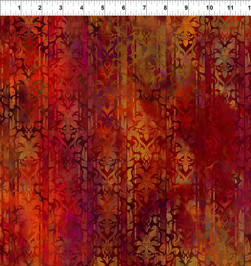 Tapestry - Spice Stripe (4-1) - 1/2m cut 57120