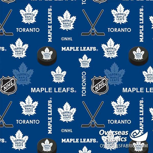 NHL Toronto Maple Leafs Flannel - 1/2m Cut 57136