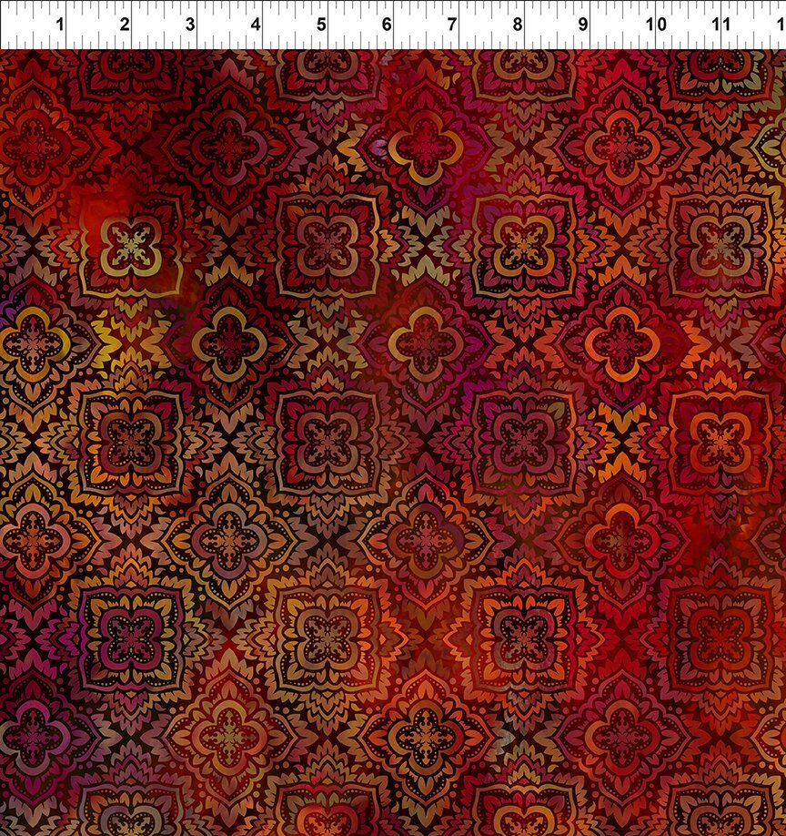 Tapestry - Spice Medallion (3-1) - 1/2m cut 57119
