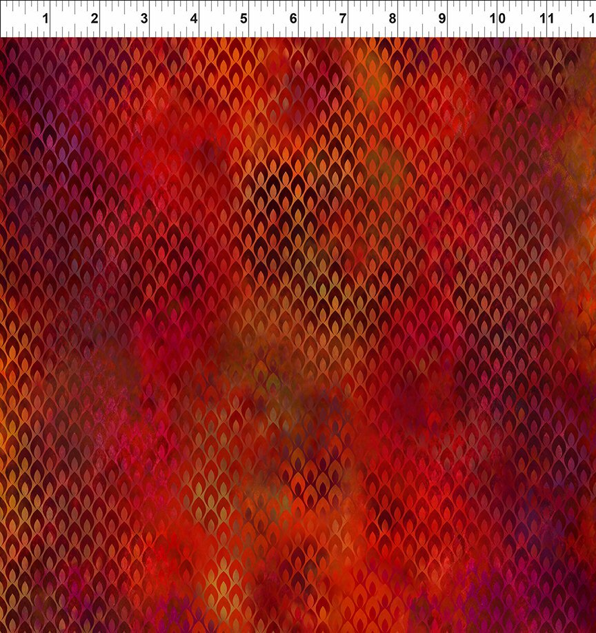 Tapestry - Spice Flames (8-1) - 1/2m cut 57124