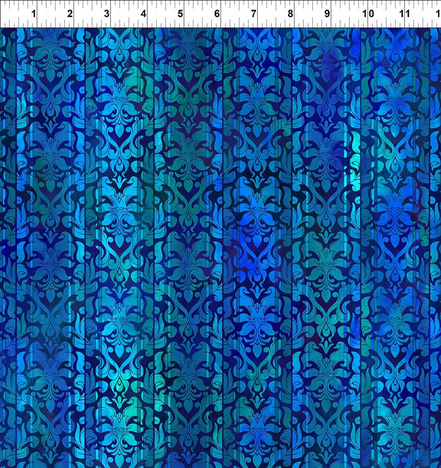 Tapestry - Blue Stripe (4-2) - 1/2m cut 57129