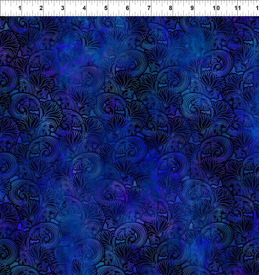 Tapestry - Blue Swirl (6-2) - 1/2m cut 57131