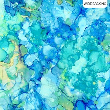 Bliss, Bold & Bright - Extra Wide Backing 108" - Clearwater (43) - 1/2m CUT 57301