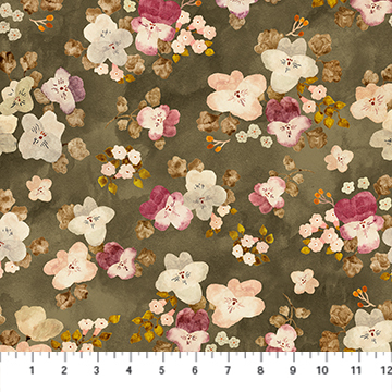 Marcel - Green Floral - 1/2m CUT 57271