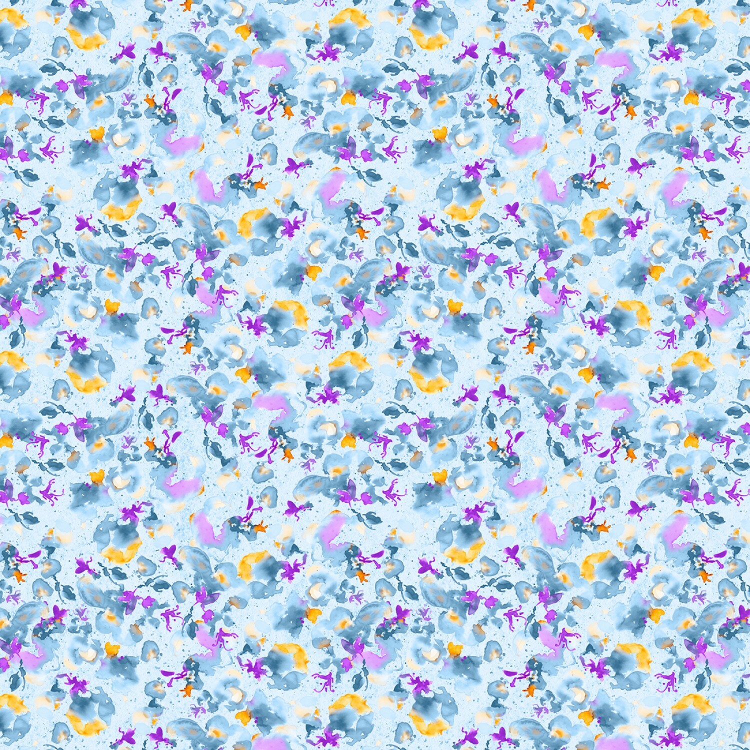 Meadow Bloom - Blue Orchid Texture - 1/2m cut 57239