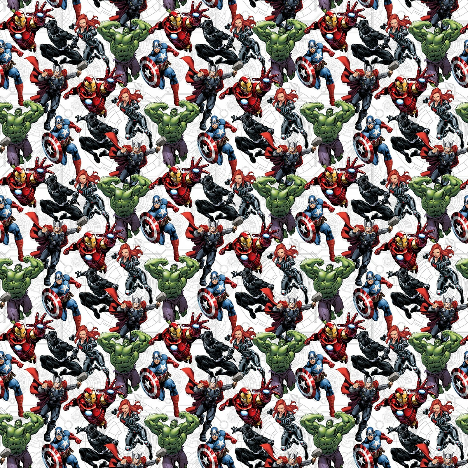 All Over Avengers - 1/2m cut 57249
