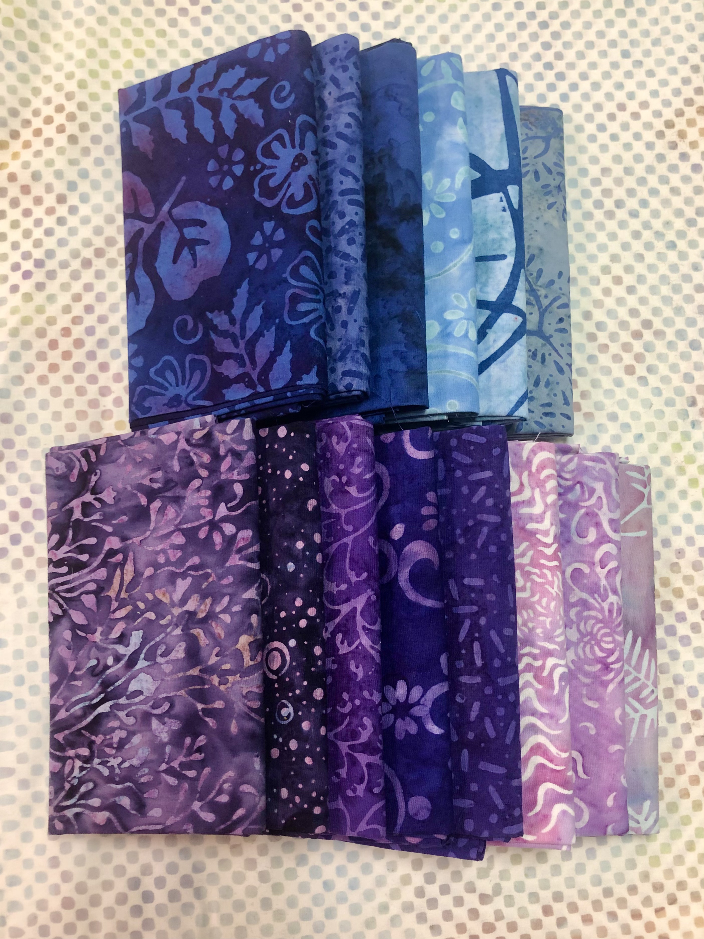 Batik Fat Quarter Bundle - 14 pieces 57339