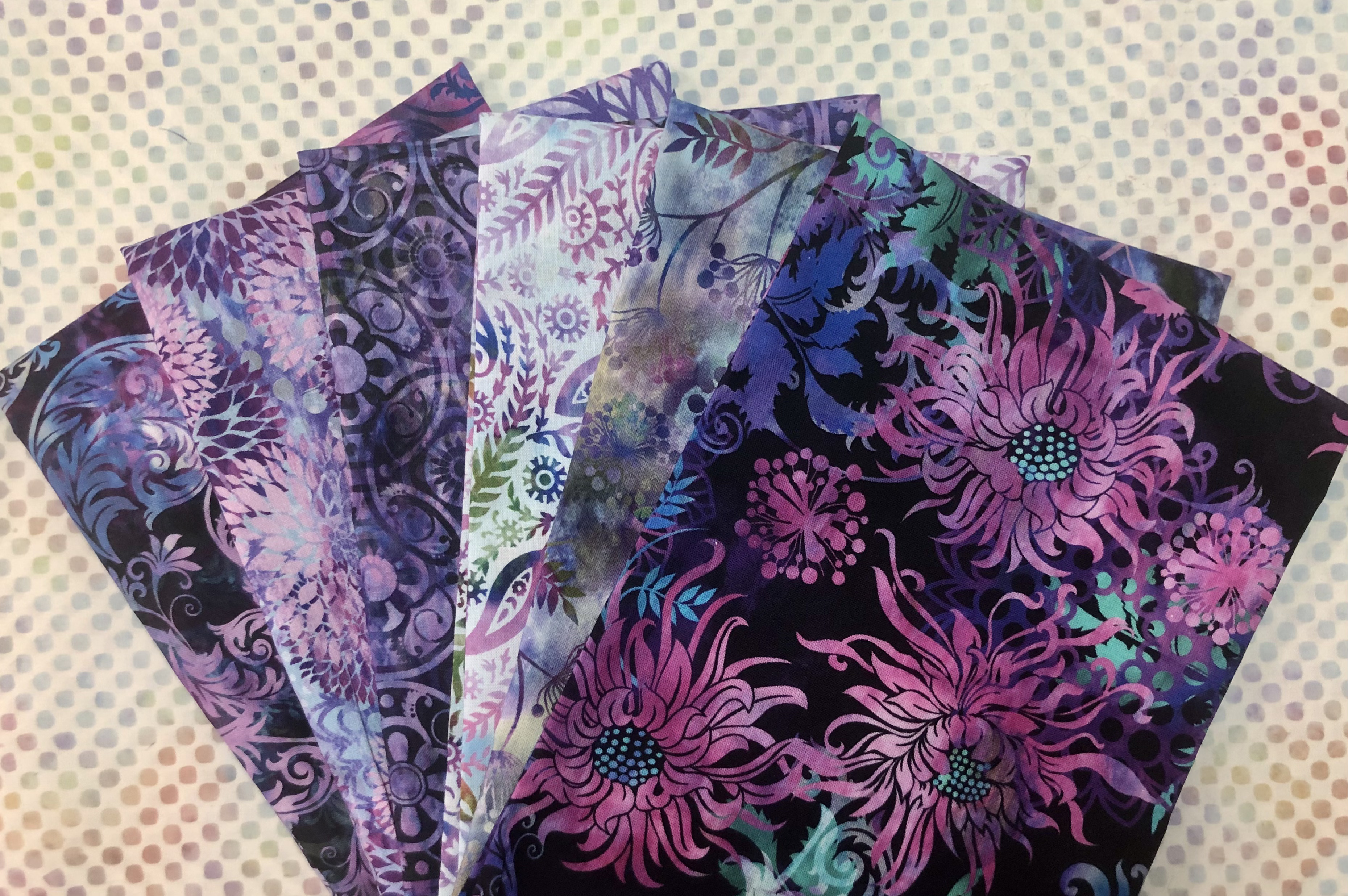 Florigraphix V Fat Quarter Bundle - 6 pieces 57341