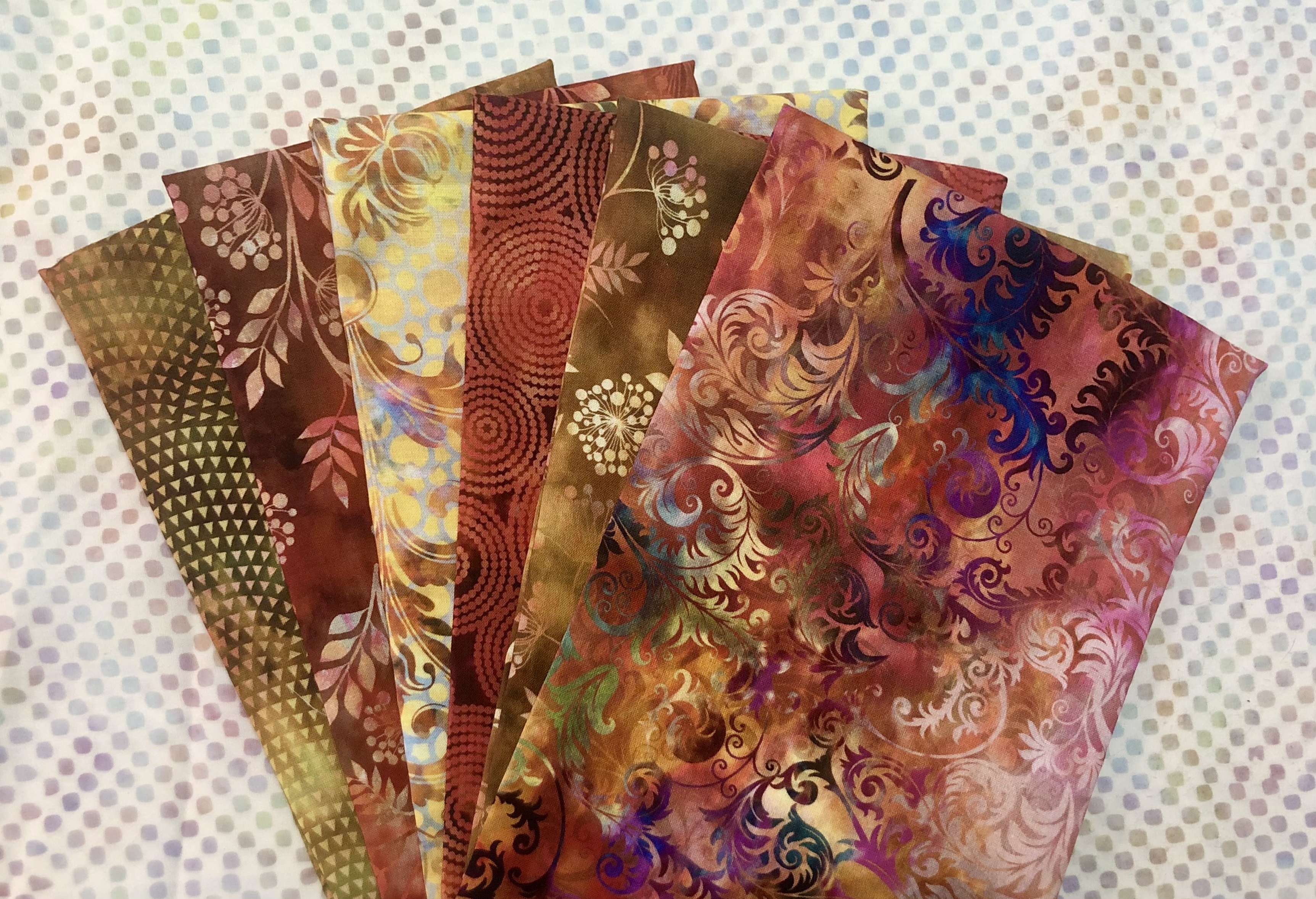 Florigraphix V Fat Quarter Bundle - 6 pieces 57340