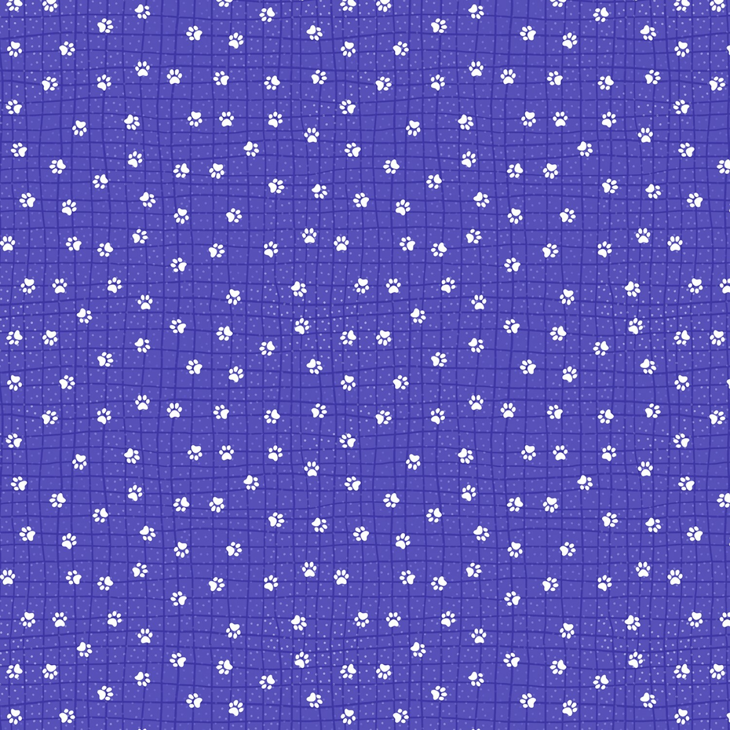 Feeline Good - Blue Paw-Kadots - 1/2m cut 57446