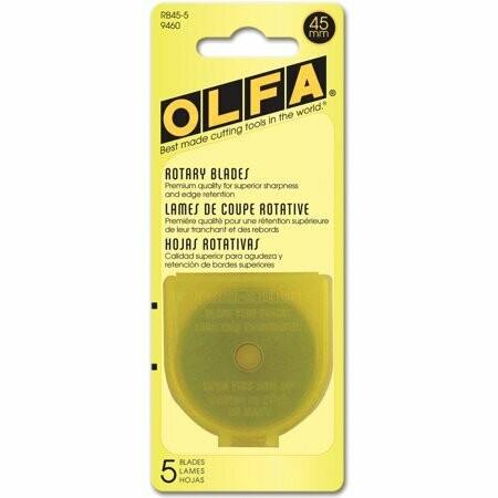 Olfa Replacement Blades - 45mm (5 per pack)
