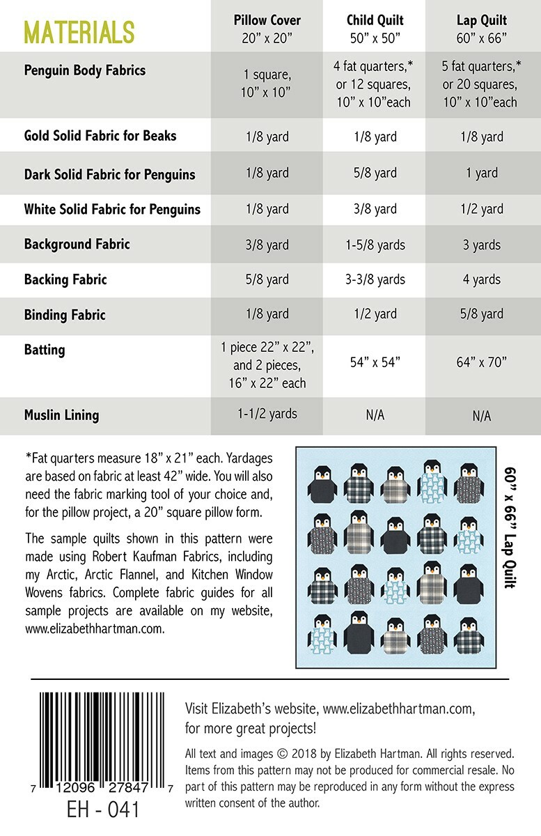 Penguin Party Pattern by Elizabeth Hartman