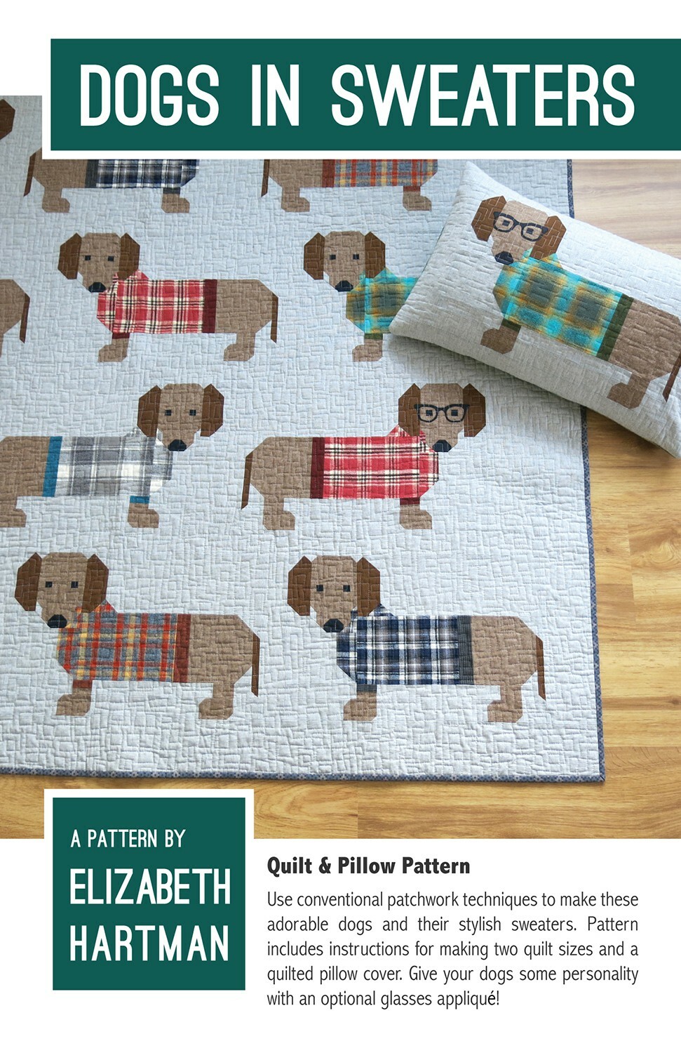 Dogs in Sweaters Pattern by Elizabeth Hartman 57470
