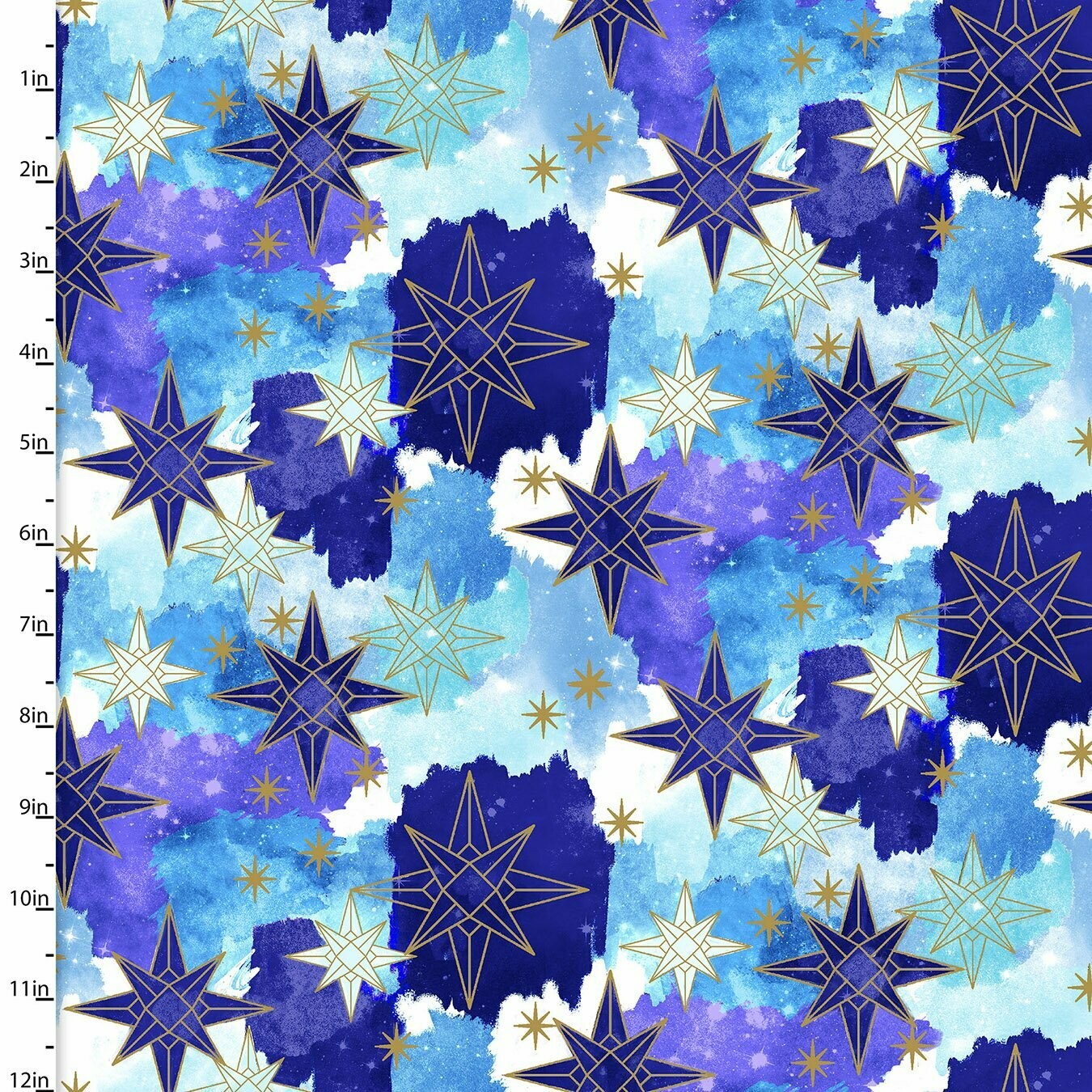 Magical Galaxy - Stars - 1/2m cut