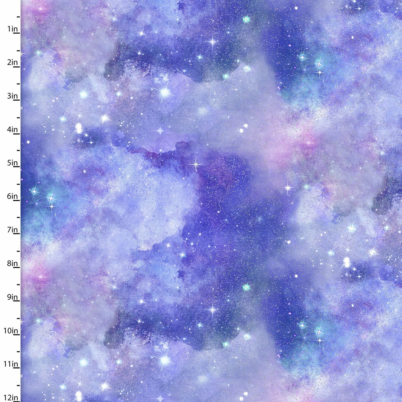 Magical Galaxy -Purple Galaxy - 1/2m cut 57492