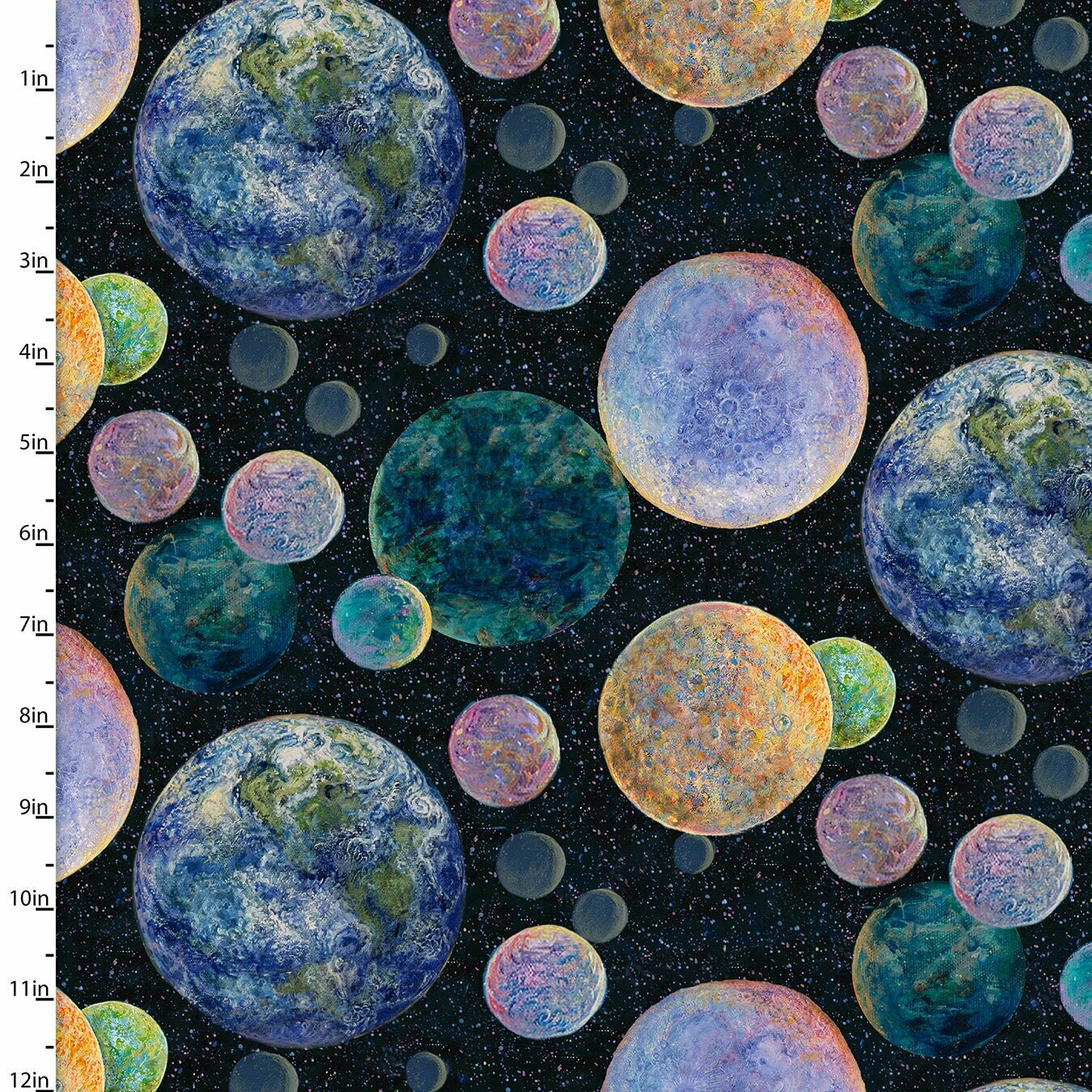 Celestial Journey - Planets - 1/2m cut