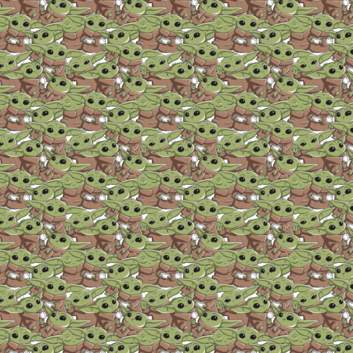Baby Yoda - Multi - 1/2m cut 57509