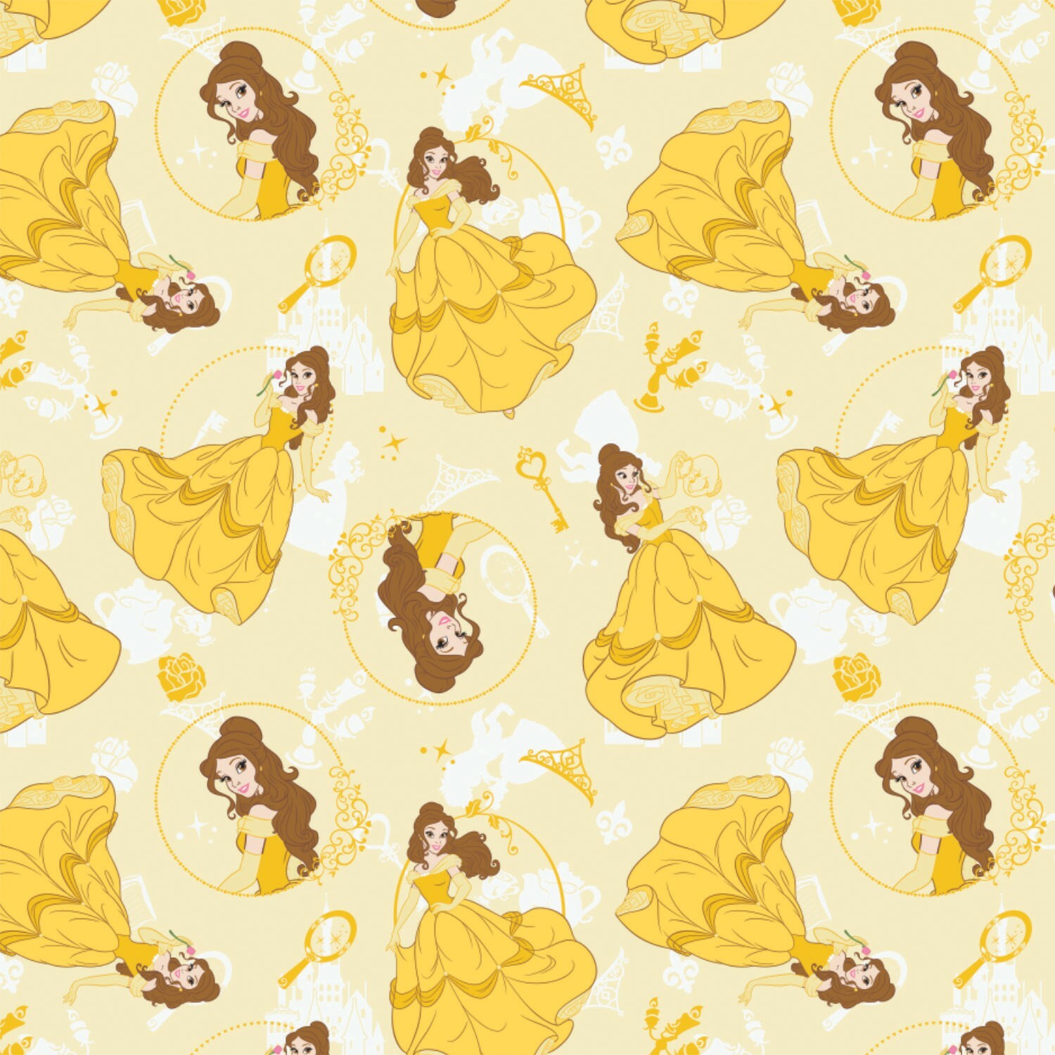 Belle - Disney Princess - 1/2m cut 57511