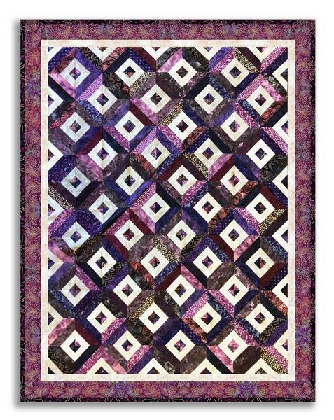Stacked Diamonds OR Magic Squares - Intermediate Quilting - ONLINE CLASS