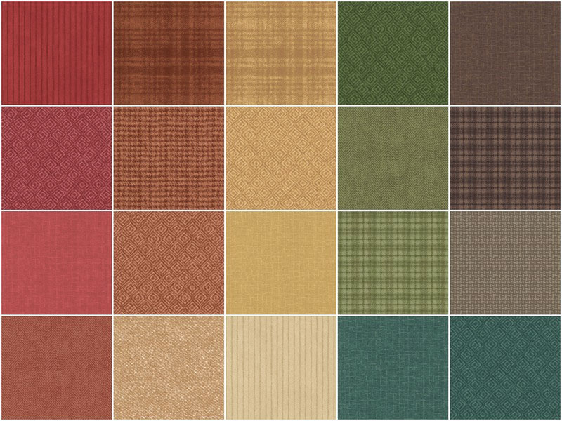 Woolies Flannel Charm Pack - Desert Sunset