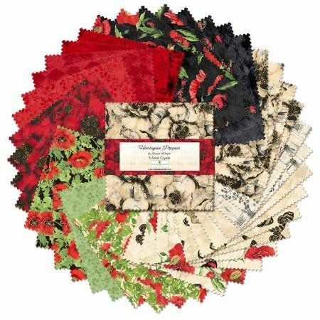Harlequin Poppies Charm Pack 57537