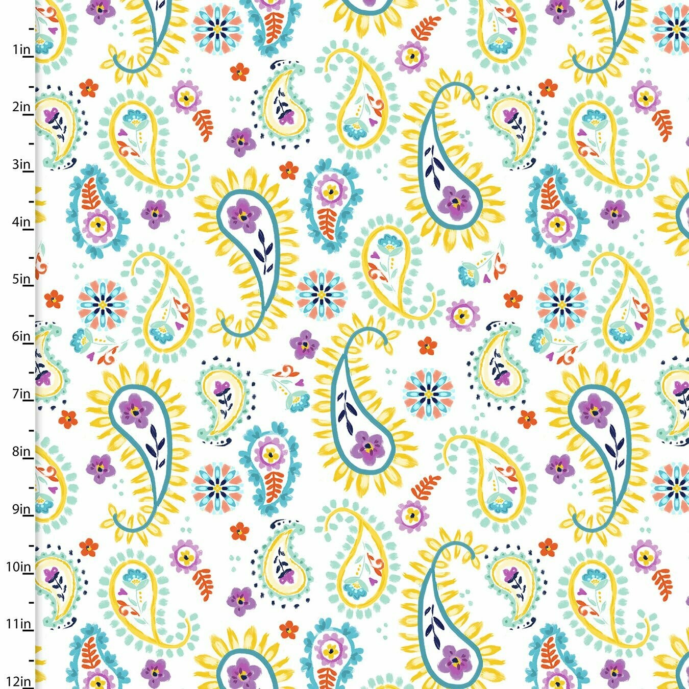Summer Song - Paisley - 1/2m cut