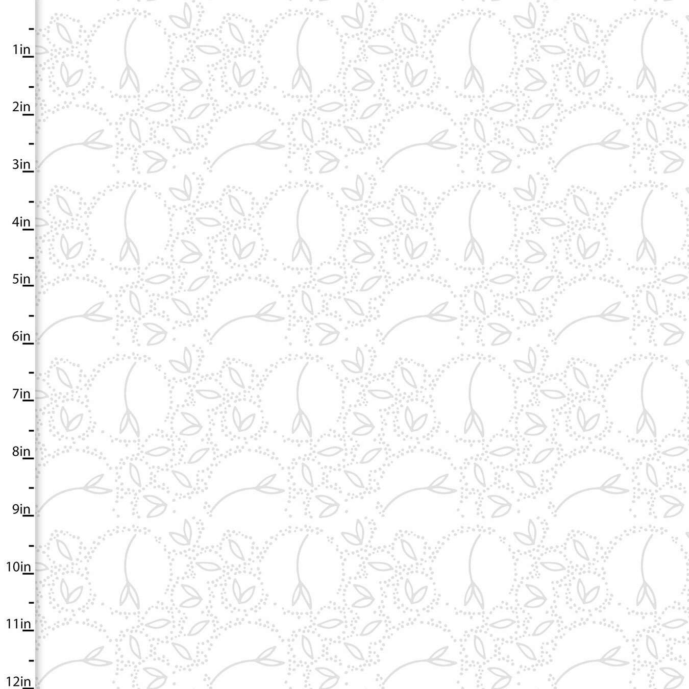 Summer Song - White Lace Vine - 1/2m cut 57550