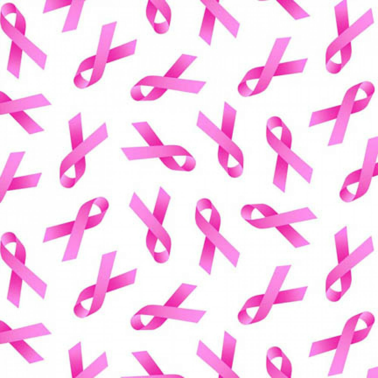 Breast Cancer Ribbons - Elizabeth Studios 1/2m cut 57574