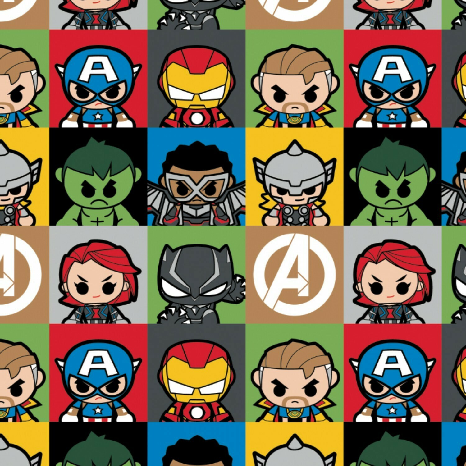 Mini Hero Blocks - Marvel - 1/2m cut
