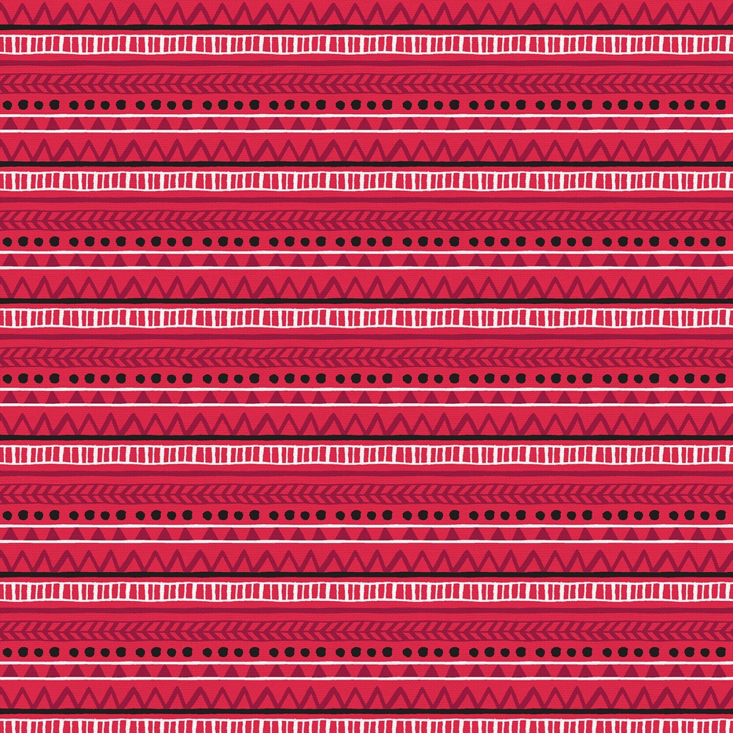 Christmas Sweater Cats - Red Stripe - 1/2m cut 57589