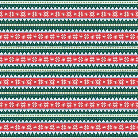 Gnome Noel - Fair Isle Stripe - 1/2m cut 57598