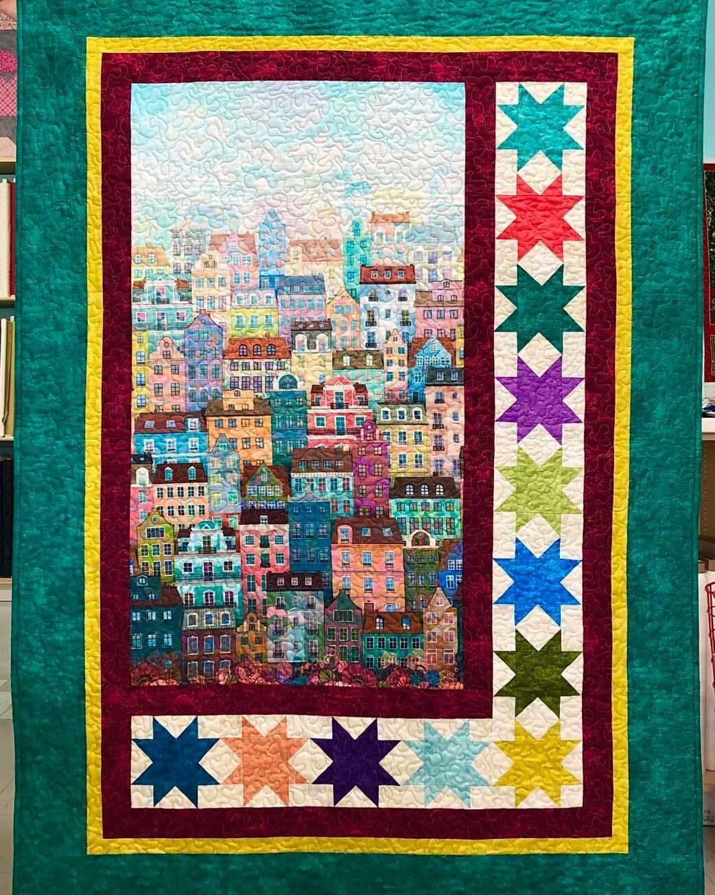 Happy Town Quilt - ONLINE CLASS 57609